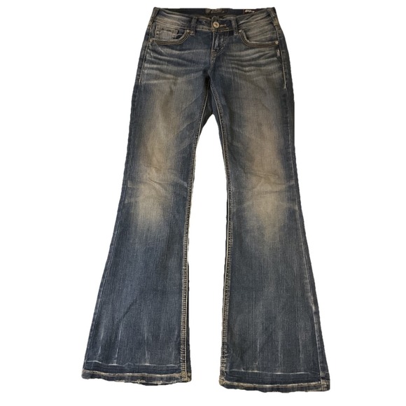 Silver Jeans Denim - Y2K Silver Jeans AIKO MID FLARE Super Stretch Jeans Tag 25 x 32 (25x31)